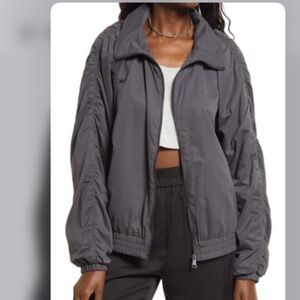 Open edit ruched jacket